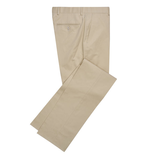 Cream Zip Fly Chino