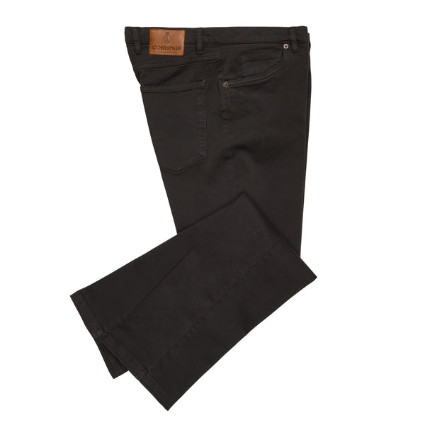 Chocolate Brown James Cotton Twill Jeans