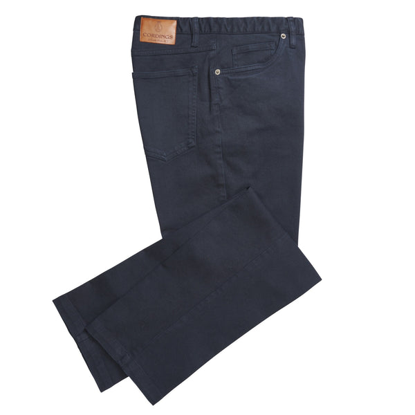 Navy James Cotton Twill Jeans