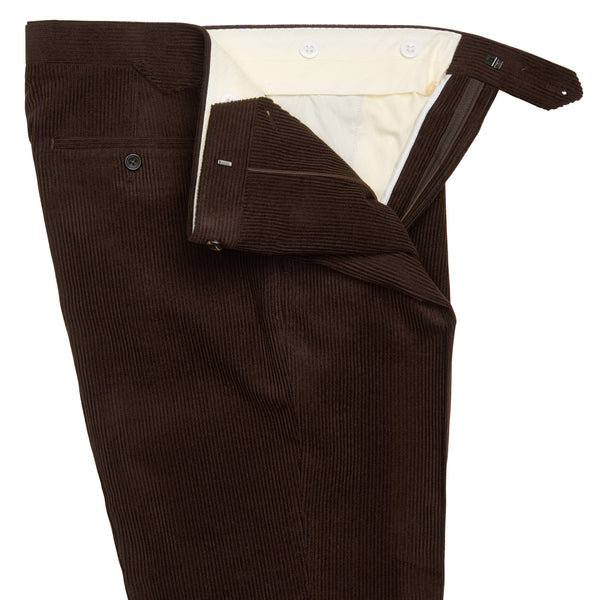 Brown Bingley Wool Corduroy Trousers