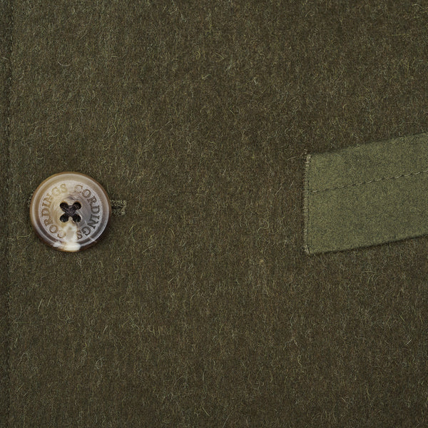 Green Nehru Loden Waistcoat