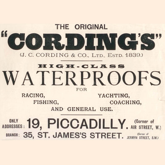 Early Cordings adverts