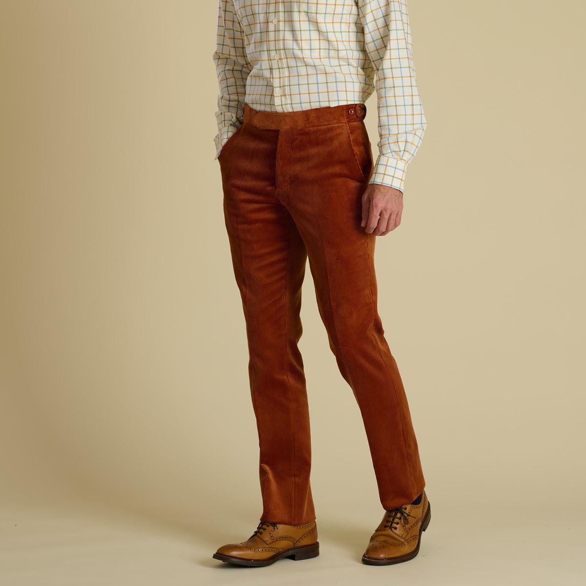 Cinnamon Corduroy Trousers