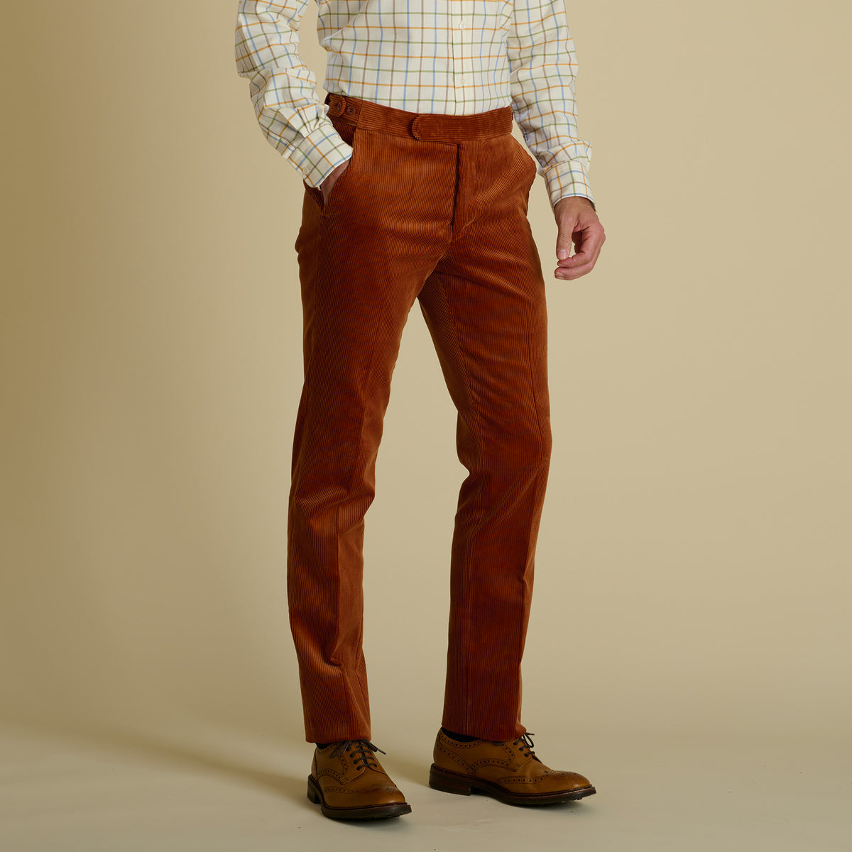 Cinnamon Corduroy Trousers