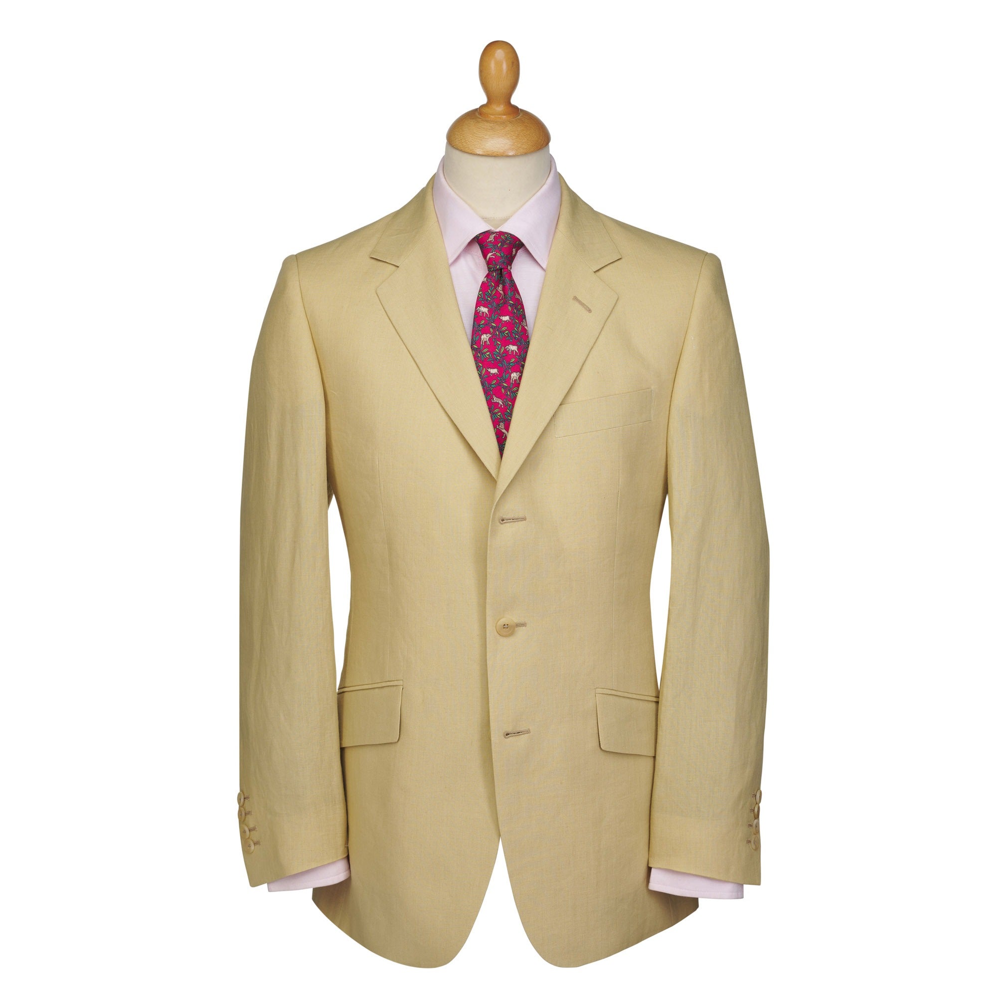 Men's Sand Banbridge Linen Jacket | Cordings