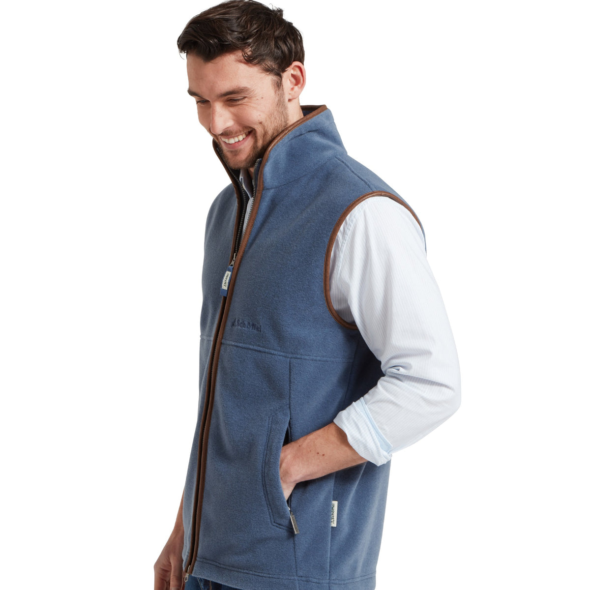 Schöffel Storm Blue Oakham Fleece Gilet
