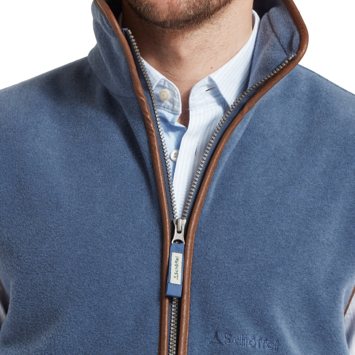 Schöffel Storm Blue Oakham Fleece Gilet