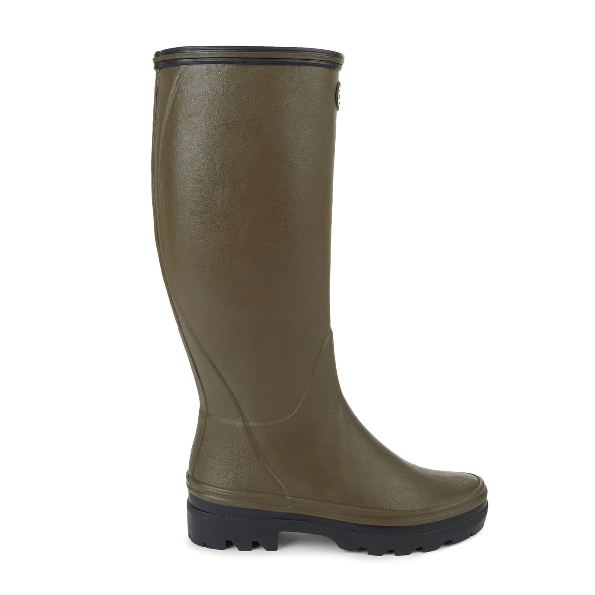 Olive Le Chameau Giverny Lined Boots