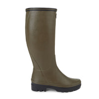 Olive Le Chameau Giverny Lined Boots