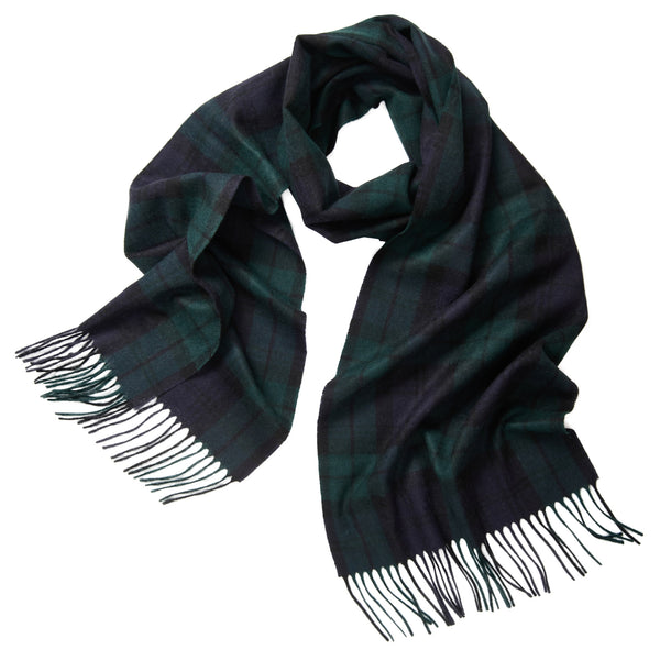 Black Watch Tartan Joshua Cashmere Scarf