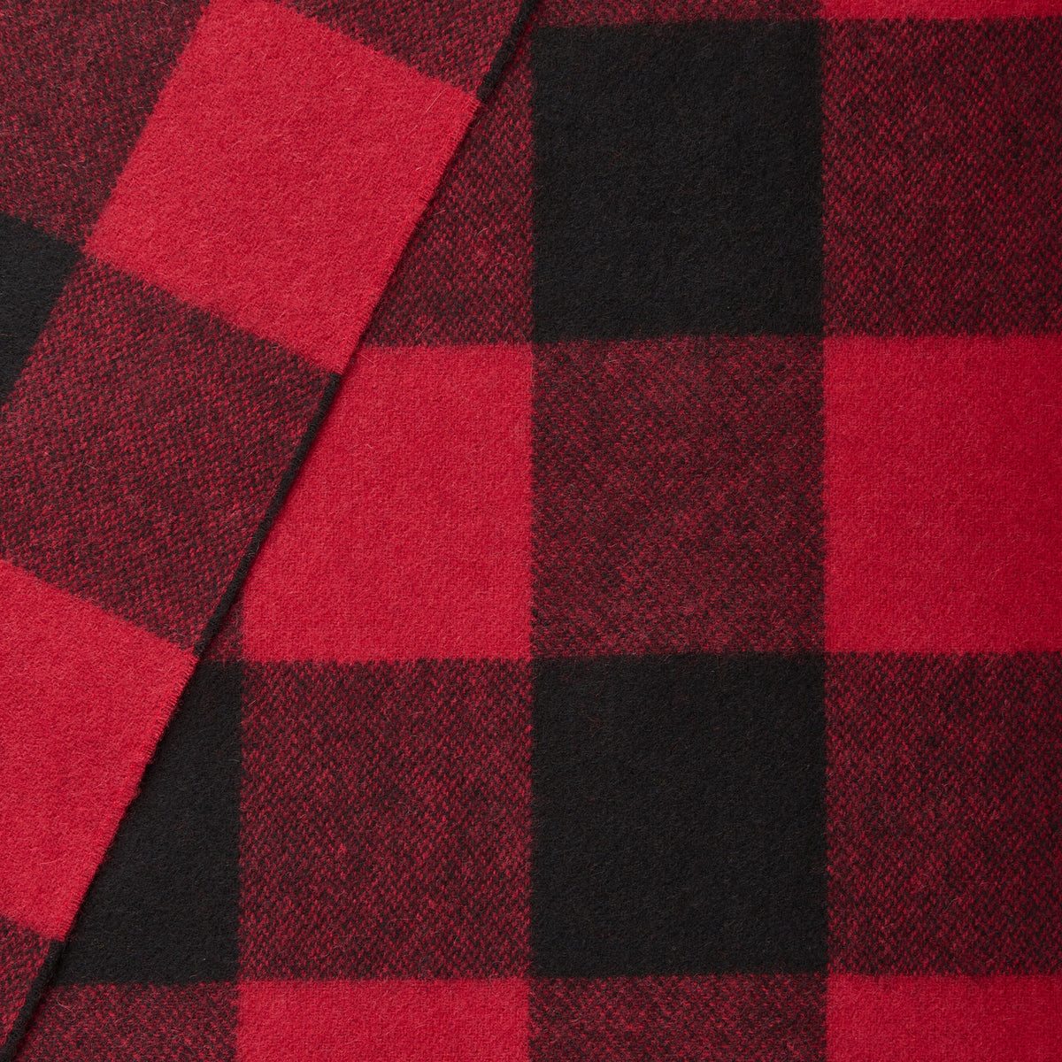 Red Check Cashmere Scarf