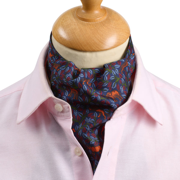 Navy Africa 5 Cravat