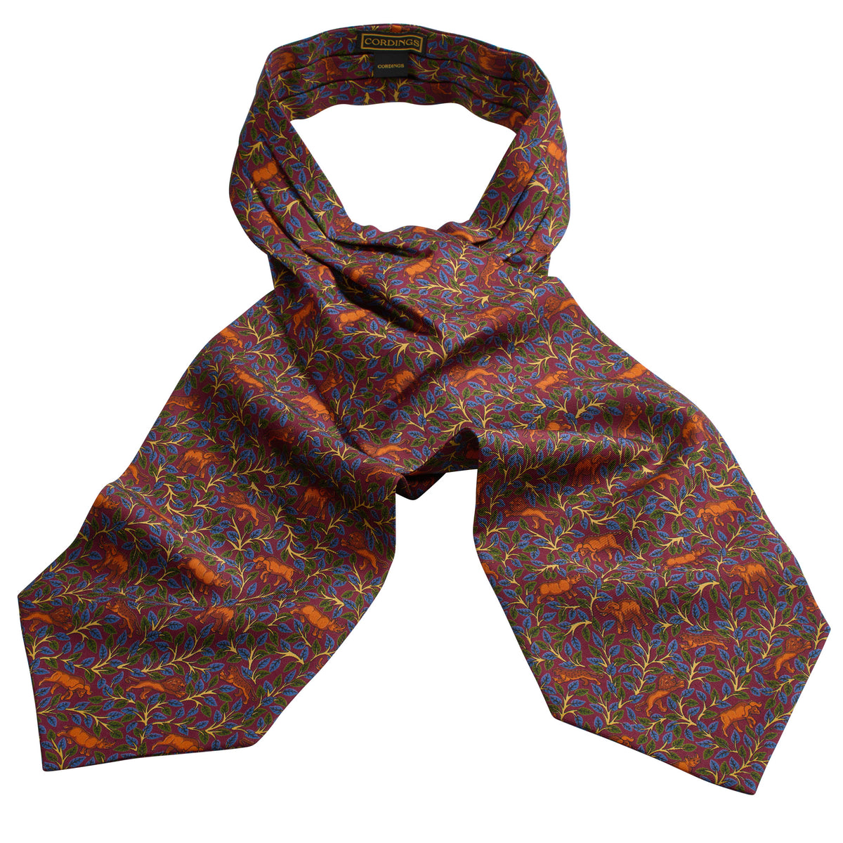 Burgundy Africa 5 Cravat