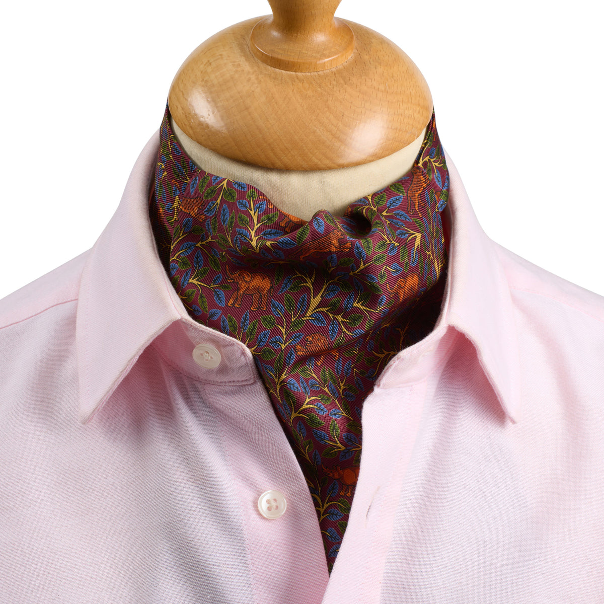Burgundy Africa 5 Cravat