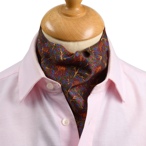 Burgundy Africa 5 Cravat