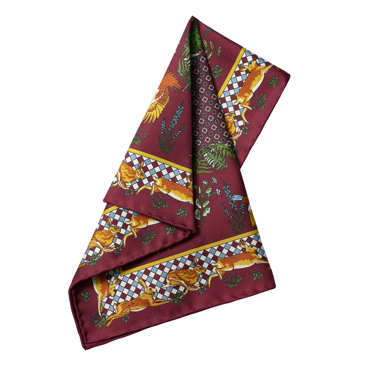 Burgundy Woodland Hare Hank