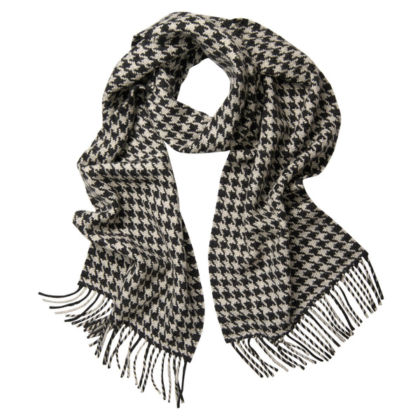 Cashmere Houndstooth Scarf