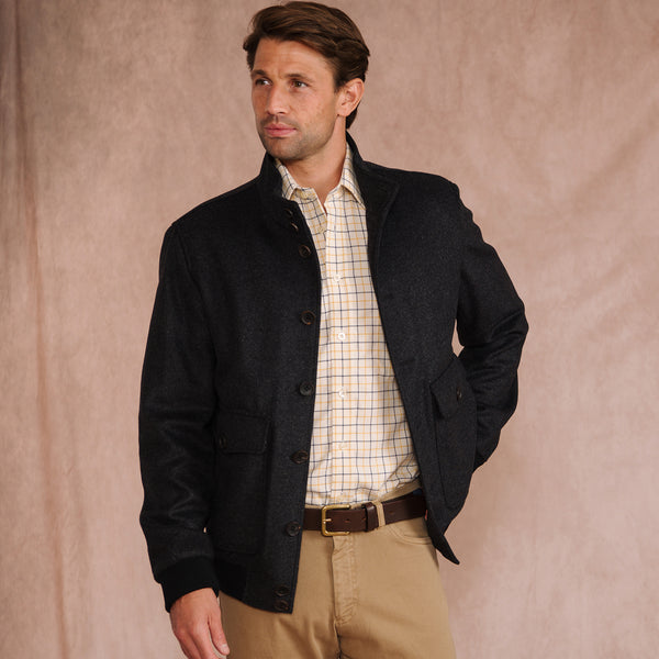 Gunmetal Grey Harold Harrington Jacket