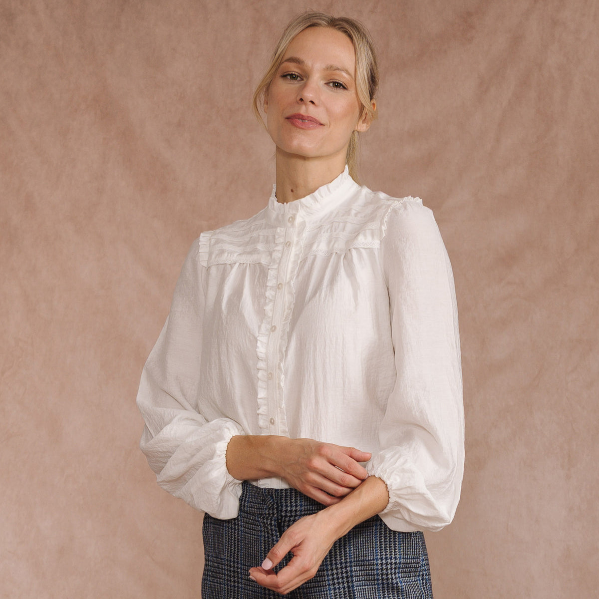 Camille Ruffle Blouse