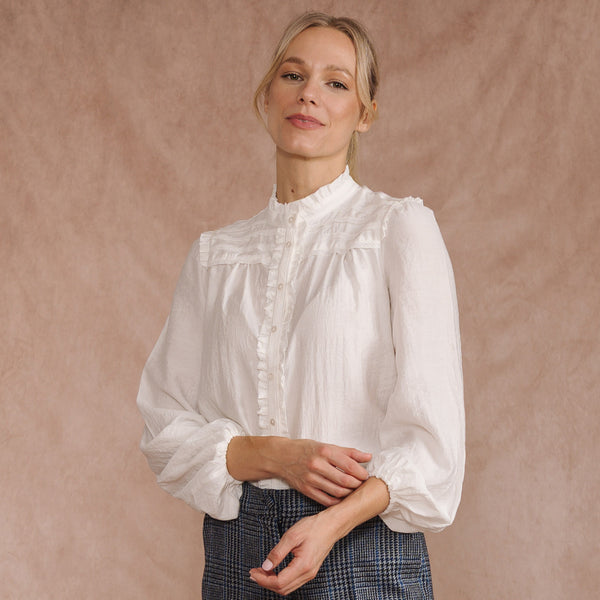 Camille Ruffle Blouse