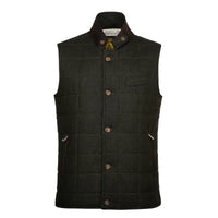 Green Ebury Flannel Gilet