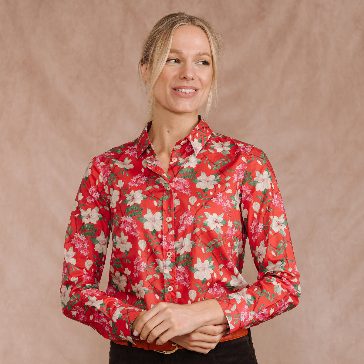 Magical Blooms Liberty Shirt Made with Tana Lawn™ Cotton