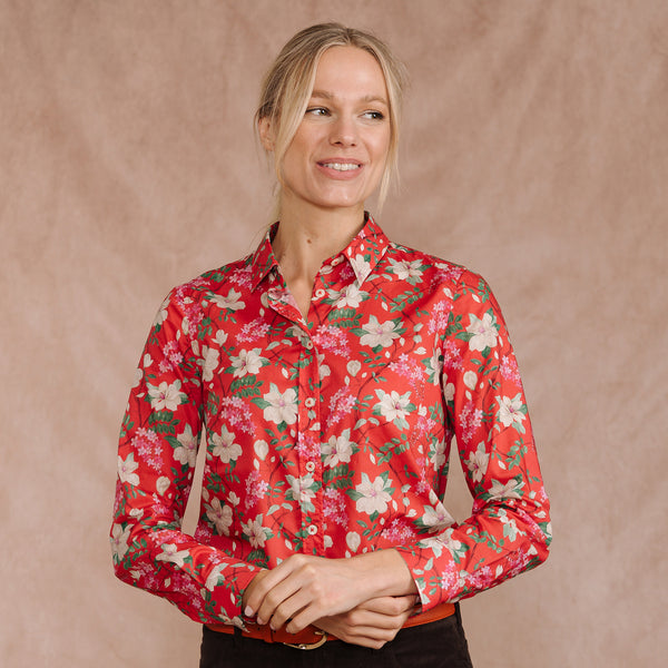 Magical Blooms Liberty Shirt Made with Tana Lawn™ Cotton