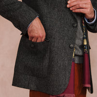 Charcoal Grange Shetland Jacket