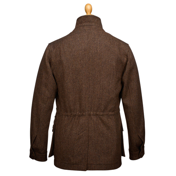 Brown Kent Unlined Wool Jacket