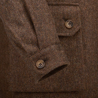 Brown Kent Unlined Wool Jacket