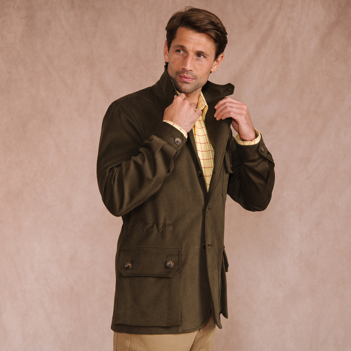 Olive Kirkham Drill Jacket