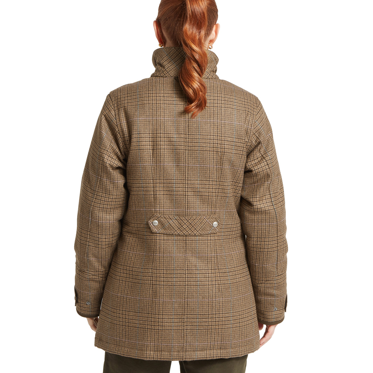 Ladies Ptarmigan Tan Tweed Field Coat
