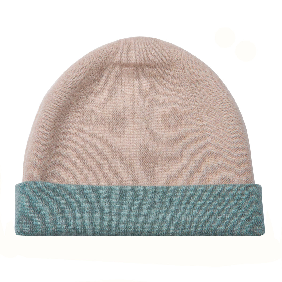 Green Cashmere Two Way Beanie
