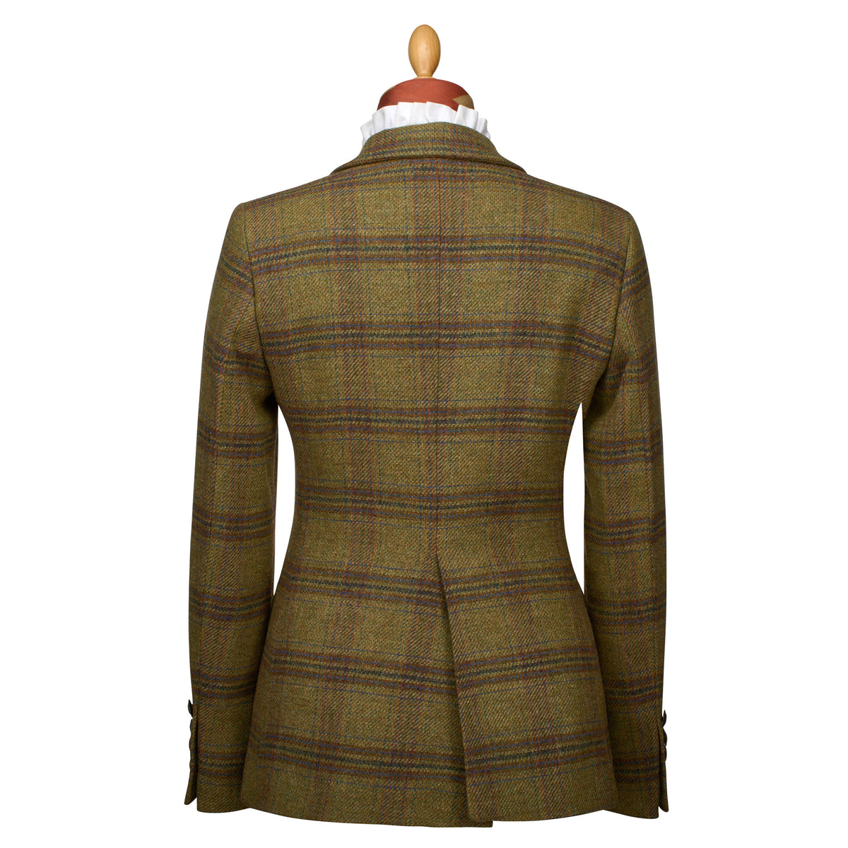 Green Single Vent Tweed Jacket