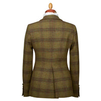 Green Single Vent Tweed Jacket