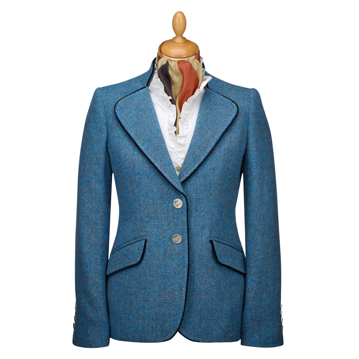 Blue Wantage Hacking Jacket