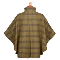 T. Ba Check Tweed Reversible Cape