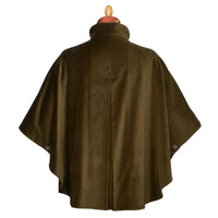 T. Ba Check Tweed Reversible Cape