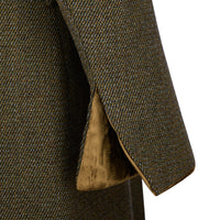 Green & Brown T.ba Long Tweed Coat