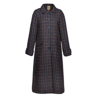 Blue Downton Raglan Coat
