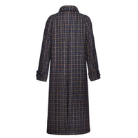 Blue Downton Raglan Coat