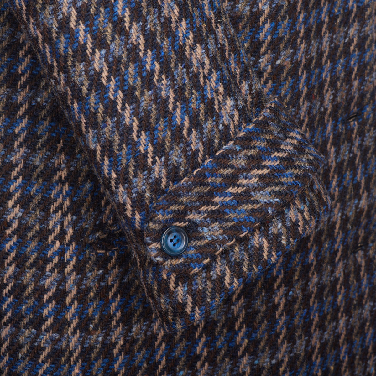 Blue Downton Raglan Coat