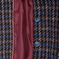 Blue Downton Raglan Coat