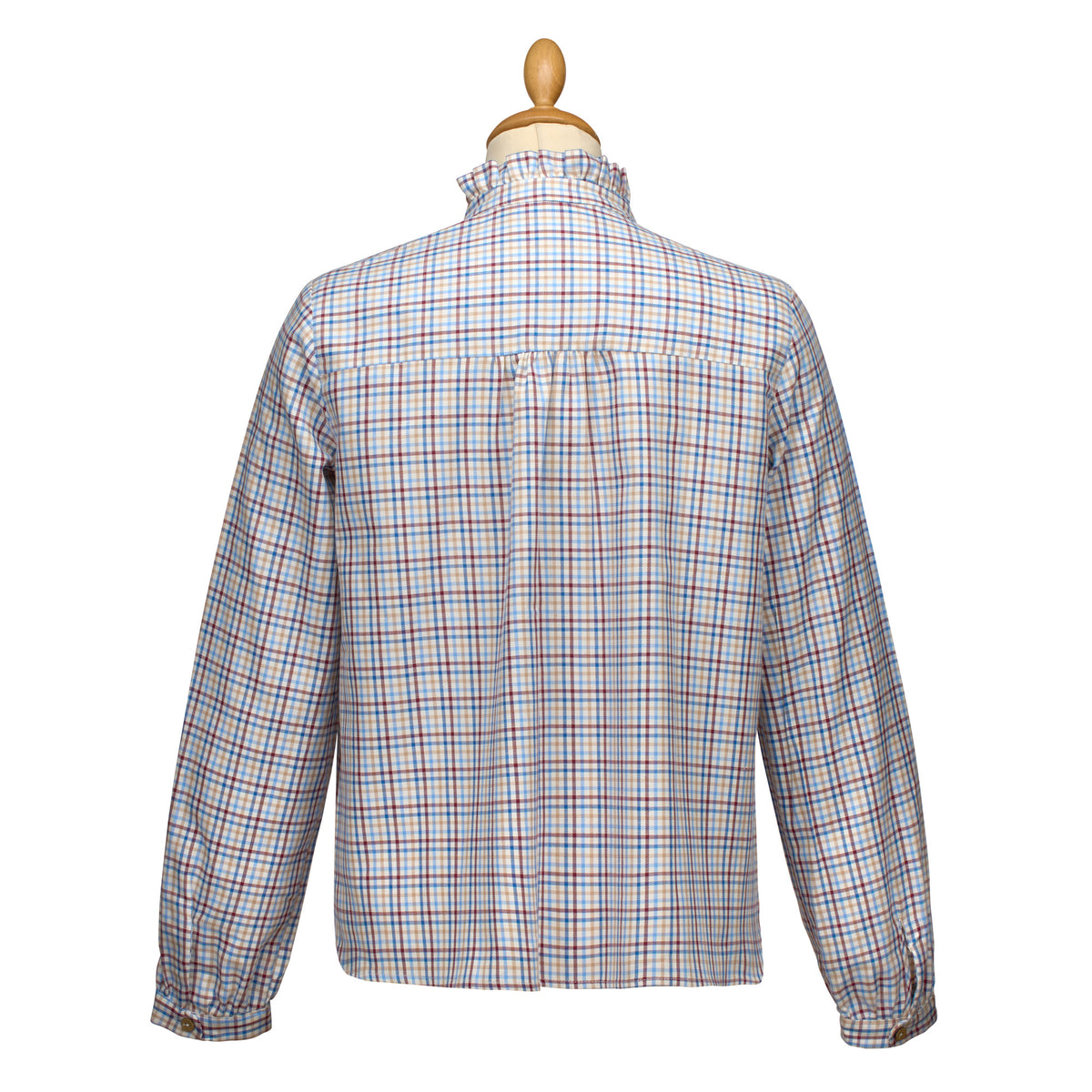 Tattersall Frill Collar Shirt