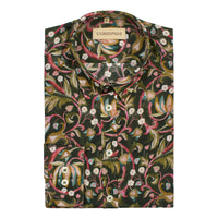 The West Garden Crepe de Chine Silk Shirt Made with Liberty Fabric