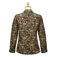 The West Garden Crepe de Chine Silk Shirt Made with Liberty Fabric
