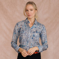 Big Smoke Map Liberty Shirt Made with Tana Lawn™ Cotton
