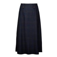 Navy Harlow A-Line Skirt