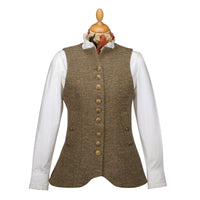 TBA BALFOUR BUTTON WAISTCOAT - BEIGE