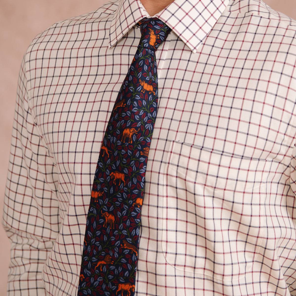 Navy Africa 5 Tie